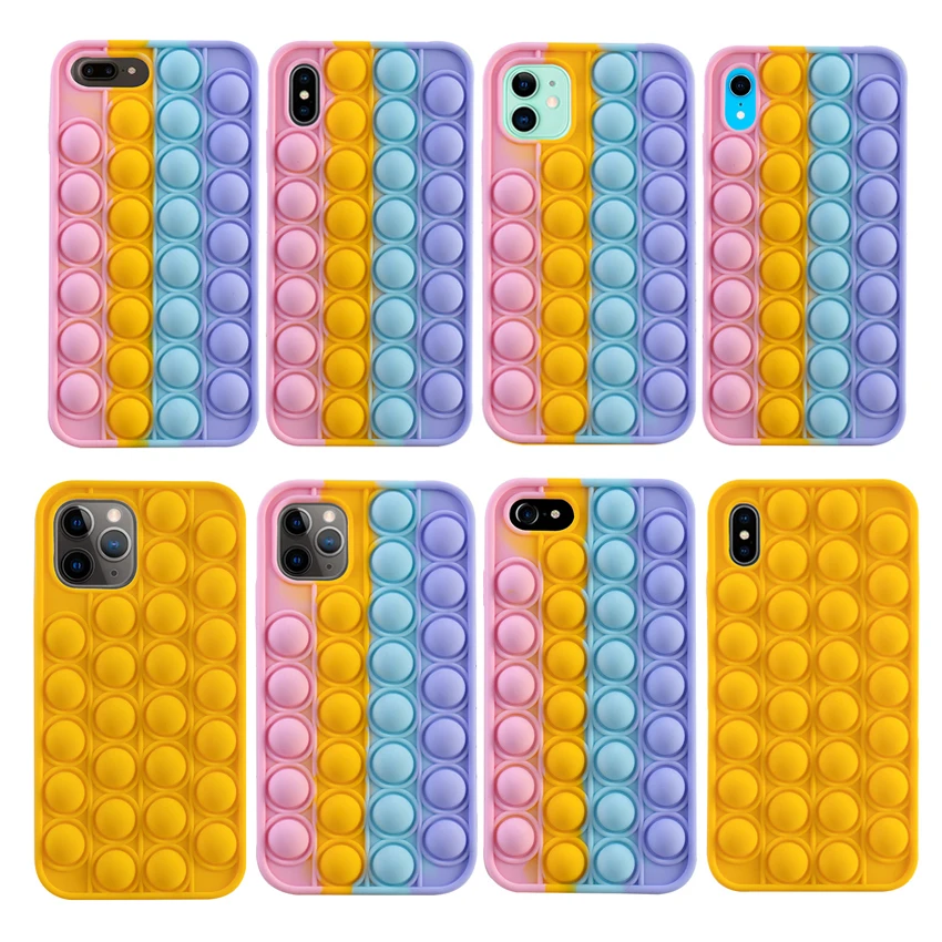 For iPhone 6 6S 7 8 Plus X XS XR 11 12 Pro Max Case Reliver Stress Pop Fidget Toys Push It Bubble Antistress Sensory Game Cover
For iPhone 6 6S 7 8 Plus X XS XR 11 12 Pro Max Case Reliver Stress Pop Fidget Toys Push It Bubble Antistress Sensory Game Cover