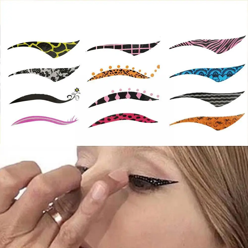 4 Pairs Eyeshadow Eyeliner Stickers Temporary Eye Tattoo Makeup Eyeliner Eyeshadow Women Sticker Eyebrow Makeup Makeup Sexy G9Y3 
4 Pairs Eyeshadow Eyeliner Stickers Temporary Eye Tattoo Makeup Eyeliner Eyeshadow Women Sticker Eyebrow Makeup Makeup Sexy G9Y3