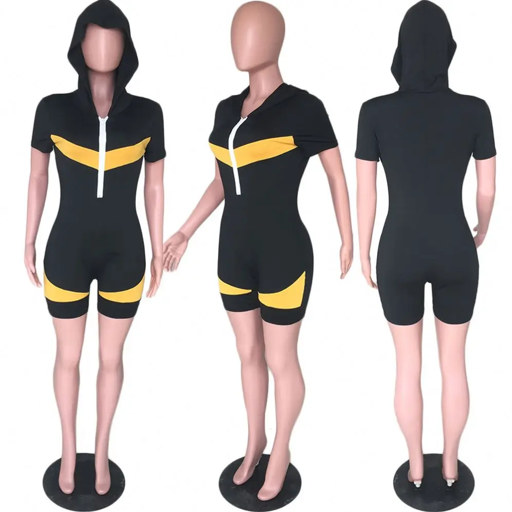 zipper front summer 2020 fitness hoodie trending cotton women bodysuit plus size jumpsuits
zipper front summer 2020 fitness hoodie trending cotton women bodysuit plus size jumpsuits