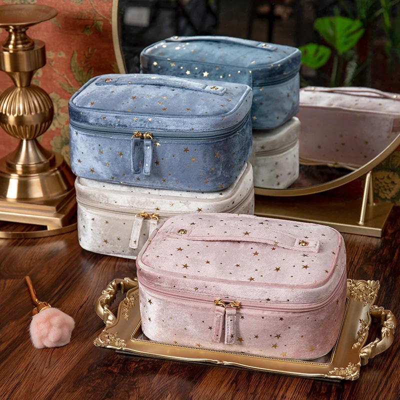 Flannel Nordic Cosmetic Makeup Bag Large Capacity Women Female Travel Make Up Box Case Pouch Portable Wash Toiletry Bags Luxury
Flannel Nordic Cosmetic Makeup Bag Large Capacity Women Female Travel Make Up Box Case Pouch Portable Wash Toiletry Bags Luxury