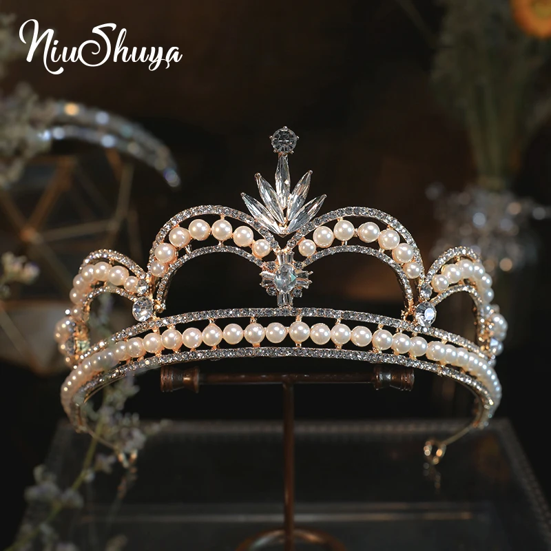 NiuShuya Vintage Baroque Pearl Hair Accessories Queen Princess Tiara Crowns Wedding Bridal Diadem Women Headpiece Accessories .
NiuShuya Vintage Baroque Pearl Hair Accessories Queen Princess Tiara Crowns Wedding Bridal Diadem Women Headpiece Accessories .