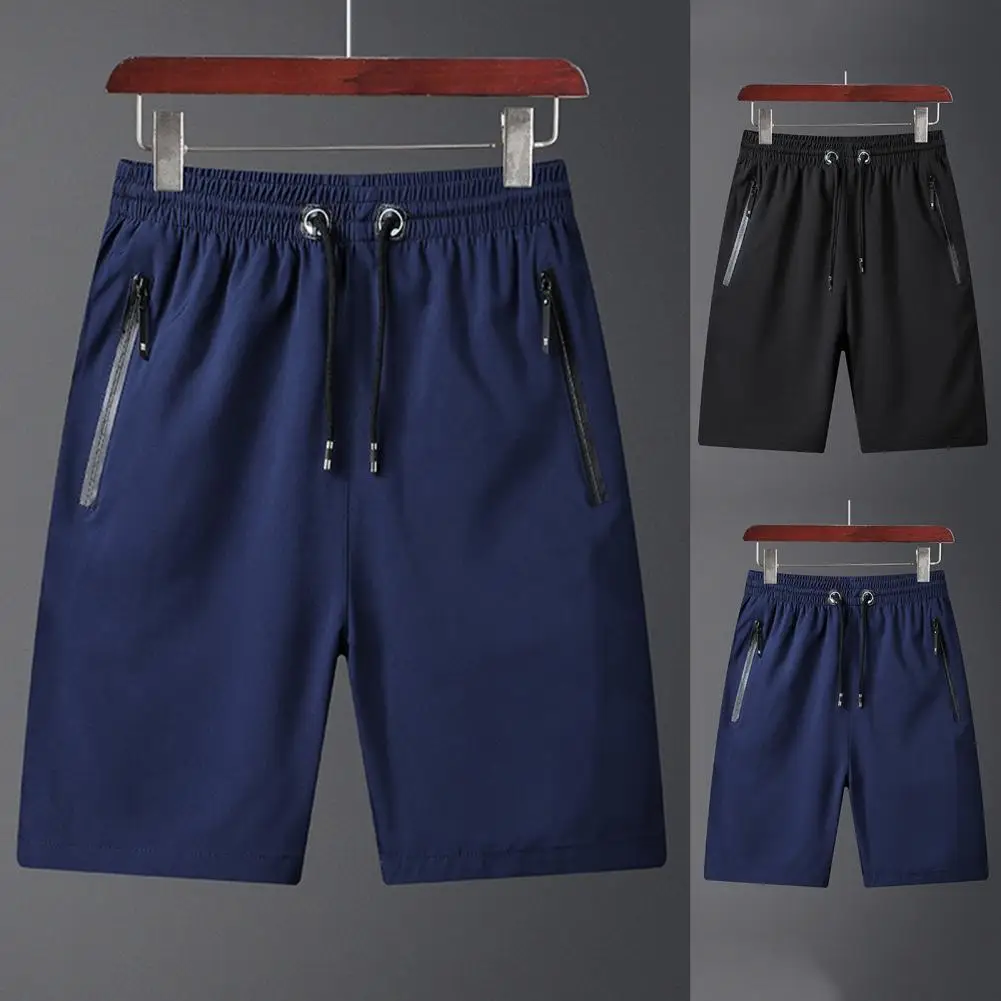 Men Shorts Solid Color Zipper Pockets Drawstring Quick Dry Knee-length Shorts Short Pants for Outdoor Sports Casual Shorts
Men Shorts Solid Color Zipper Pockets Drawstring Quick Dry Knee-length Shorts Short Pants for Outdoor Sports Casual Shorts