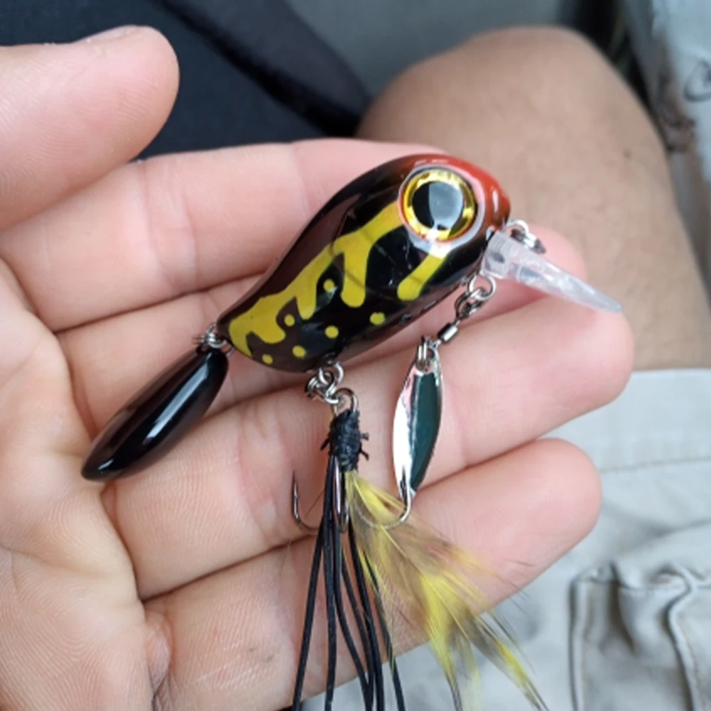 1pc Mini Artificial Hard Bait 40mm 8g Crankbait Wobblers with Spoon Resin Bait Fishing Tackle Accessories Floating Fishing Lure
1pc Mini Artificial Hard Bait 40mm 8g Crankbait Wobblers with Spoon Resin Bait Fishing Tackle Accessories Floating Fishing Lure