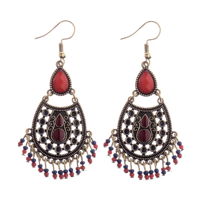 Dripping Oil Hollow Out Drop Shape Tassel Beads Carved Pattern Women Jewelry Bohemia Ethnic Vintage Earrings
Dripping Oil Hollow Out Drop Shape Tassel Beads Carved Pattern Women Jewelry Bohemia Ethnic Vintage Earrings