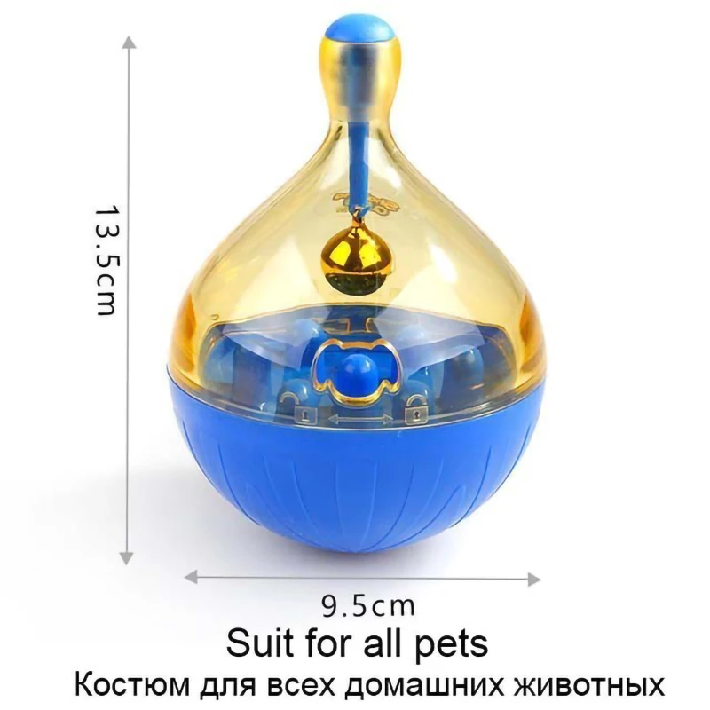 Interactive Dog Cat Puppy Food Treat Ball Funny Pet Shaking Leakage Food Container Cat Slow Feed Pet Tumbler Toy Bowl
Interactive Dog Cat Puppy Food Treat Ball Funny Pet Shaking Leakage Food Container Cat Slow Feed Pet Tumbler Toy Bowl