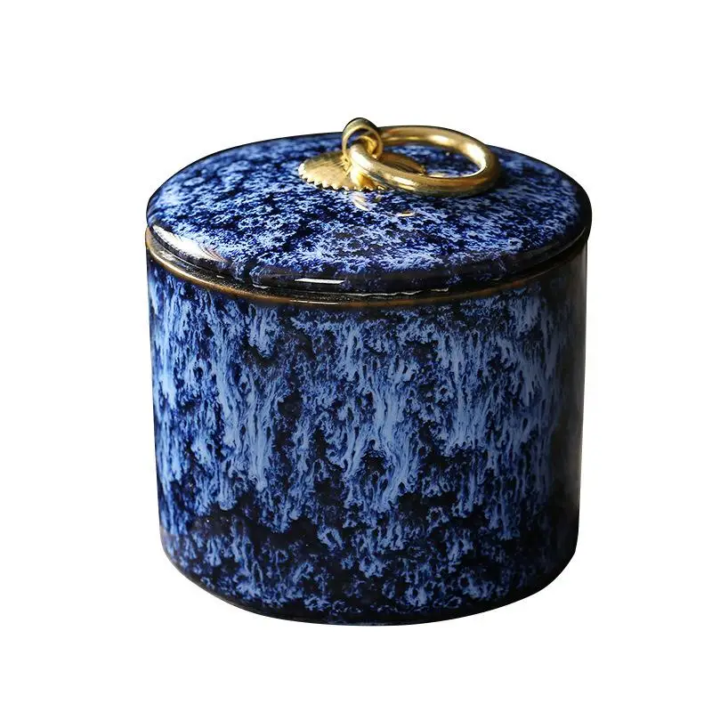 Ceramics Tea Caddies Kiln Change Ceramic Tea Caddy Spot Snow Glaze Sand Gold Sealed Jar Chinese Tea Ceremony Accessories
Ceramics Tea Caddies Kiln Change Ceramic Tea Caddy Spot Snow Glaze Sand Gold Sealed Jar Chinese Tea Ceremony Accessories