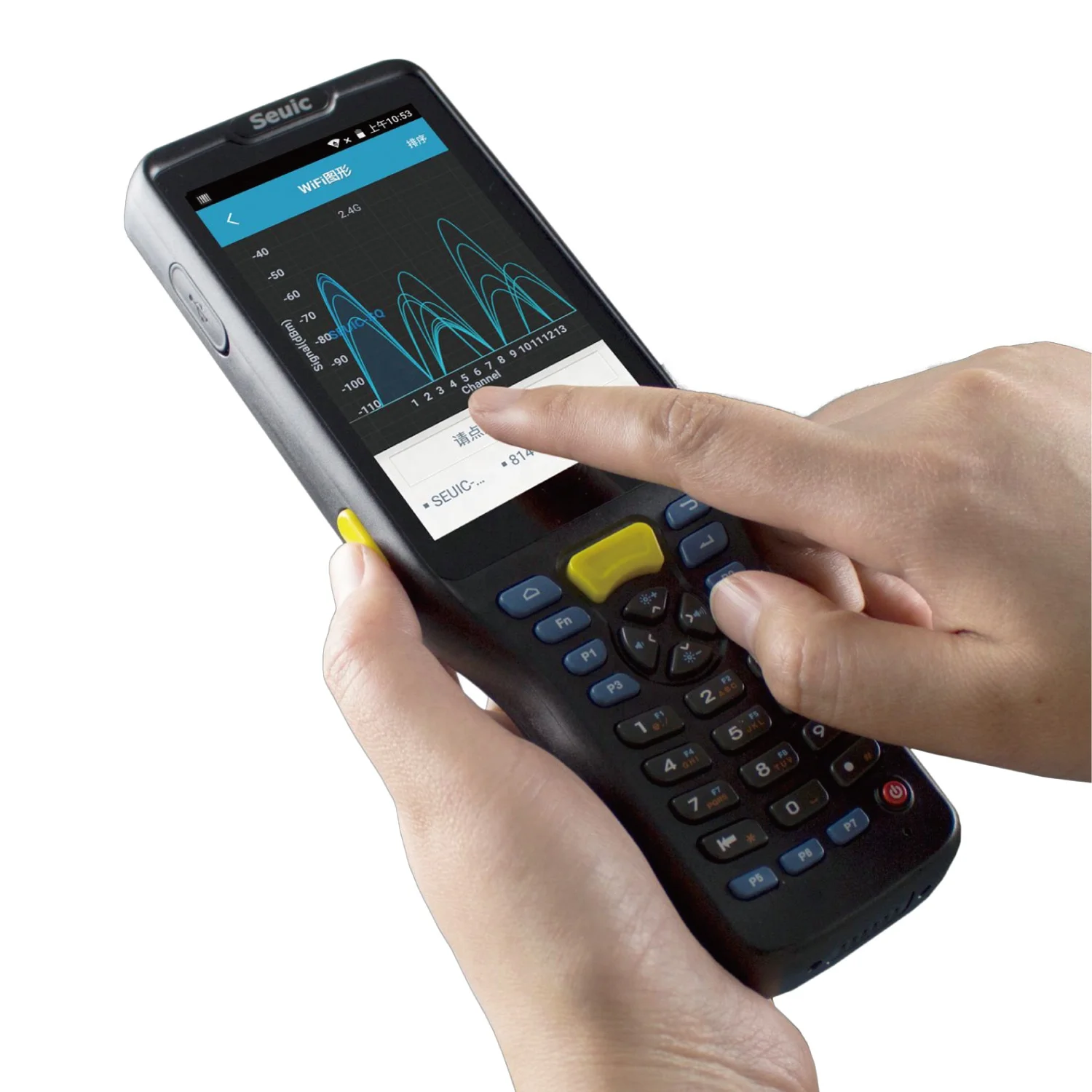 Custom Logo Branded 3.5 Inch Industrial PDA Inventory Android 7.1 Handheld 2D Barcode Scanner PDA
Custom Logo Branded 3.5 Inch Industrial PDA Inventory Android 7.1 Handheld 2D Barcode Scanner PDA