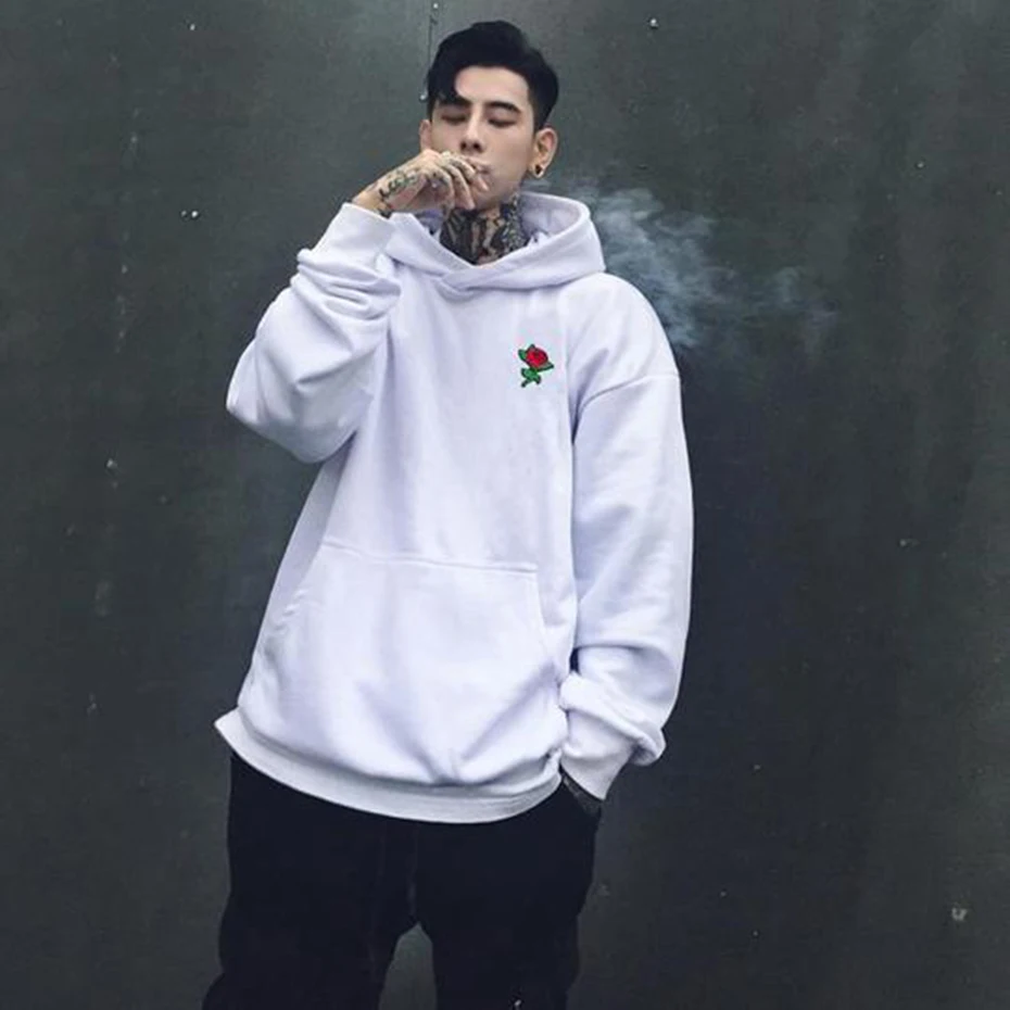 Autumn Winter Black Hoodies Men Rose Printed Fashion Streetwear Harajuku Hip Hop Pullover Sweatshirt Y2K Couples Hoodie
Autumn Winter Black Hoodies Men Rose Printed Fashion Streetwear Harajuku Hip Hop Pullover Sweatshirt Y2K Couples Hoodie