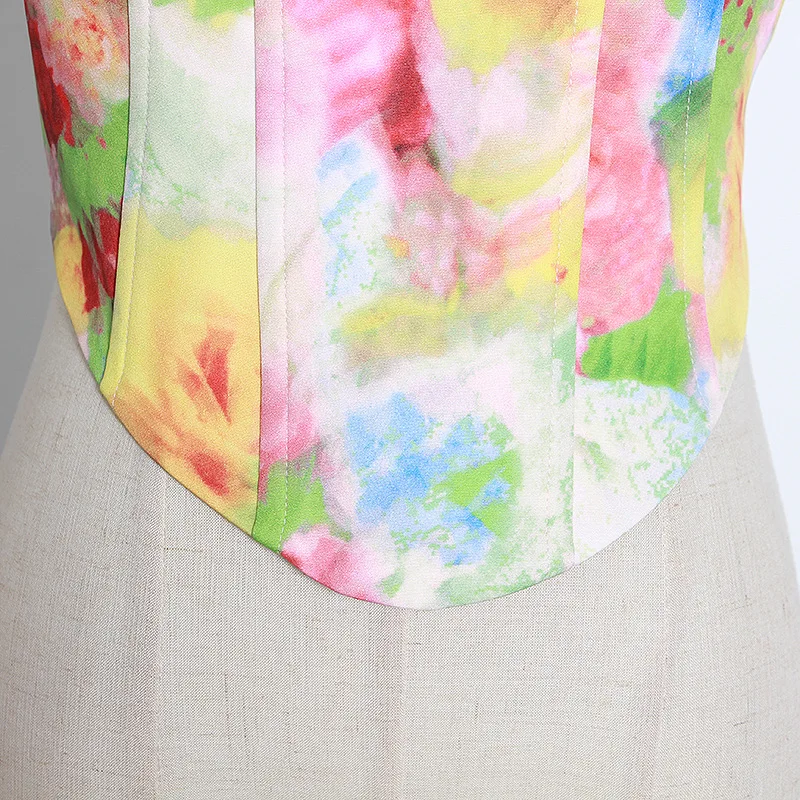 Women Vintage Reversible Crop Tops Cami Floral Print Mesh Patchwork Off Shoulder Vest Camisole
Women Vintage Reversible Crop Tops Cami Floral Print Mesh Patchwork Off Shoulder Vest Camisole