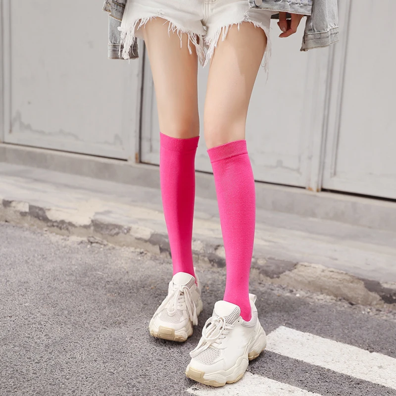 Long Knee Sock New Women Socks Fashion Stockings Casual Solid Knee High Casual Women Long Socks Students Girls Female Wholesale
Long Knee Sock New Women Socks Fashion Stockings Casual Solid Knee High Casual Women Long Socks Students Girls Female Wholesale