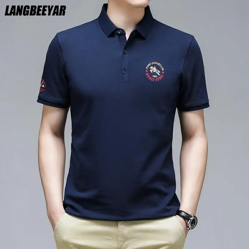 High Quality New Summer Brand Short Sleeve Embroidery Shirts For Men Polo Turn Down Collar Casual Tops Fashions Man Clothing
High Quality New Summer Brand Short Sleeve Embroidery Shirts For Men Polo Turn Down Collar Casual Tops Fashions Man Clothing