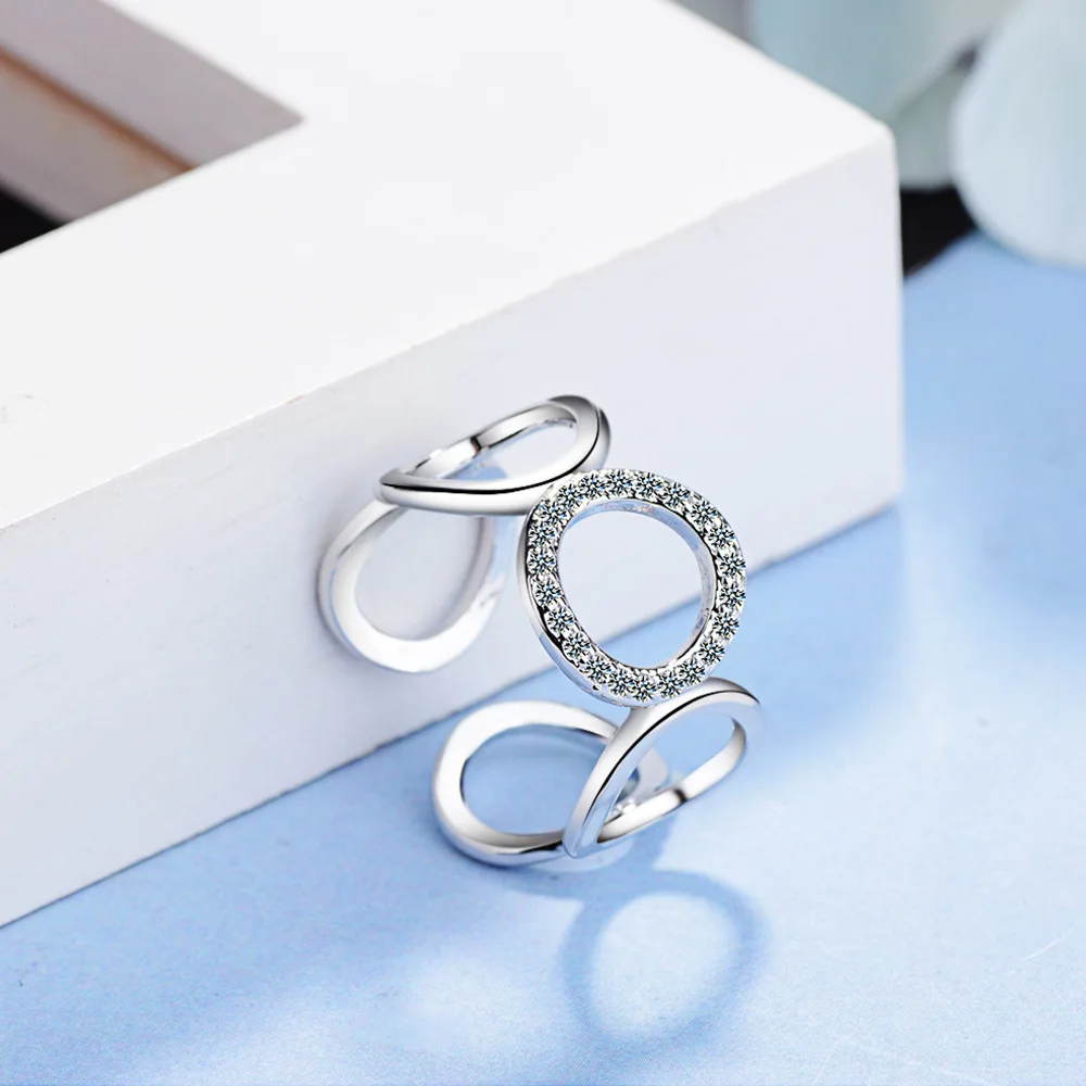 925 Sterling Silver Round Adjustable Open Finger Rings For Women Girls Wedding Dorpshipping Anelli Fine Party Jewelry
925 Sterling Silver Round Adjustable Open Finger Rings For Women Girls Wedding Dorpshipping Anelli Fine Party Jewelry