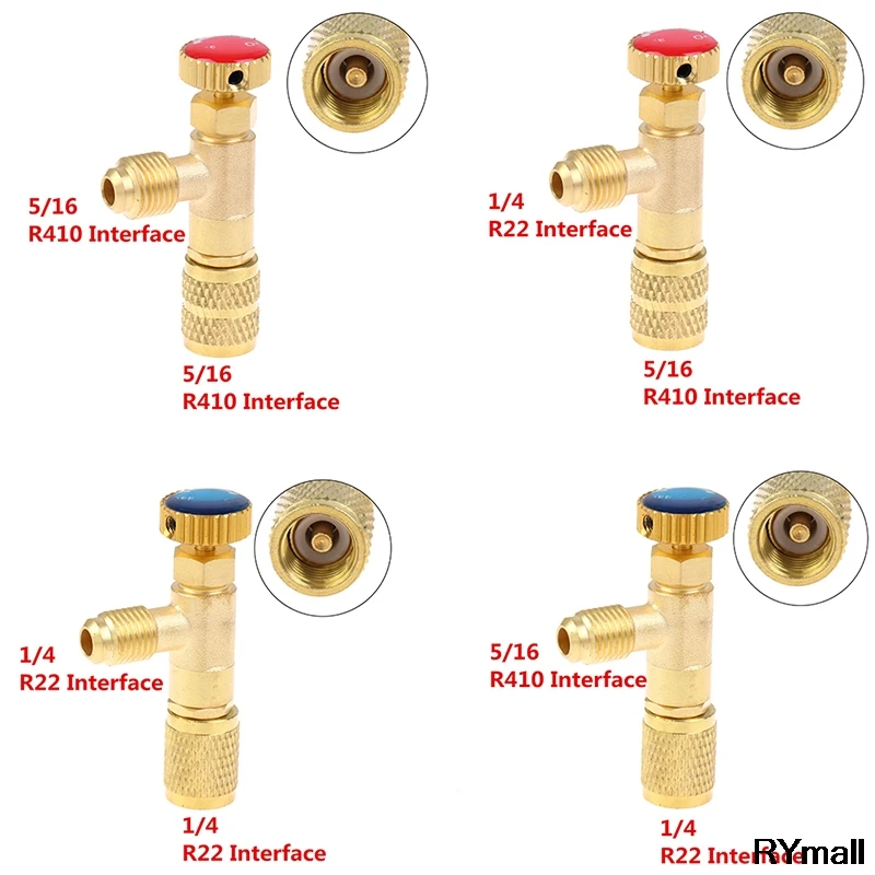 R410A R22 Air Conditioning Refrigerant Liquid Safety Valve 1/4 "Safety Adapter Air Conditioning Repair And Fluoride
R410A R22 Air Conditioning Refrigerant Liquid Safety Valve 1/4 "Safety Adapter Air Conditioning Repair And Fluoride