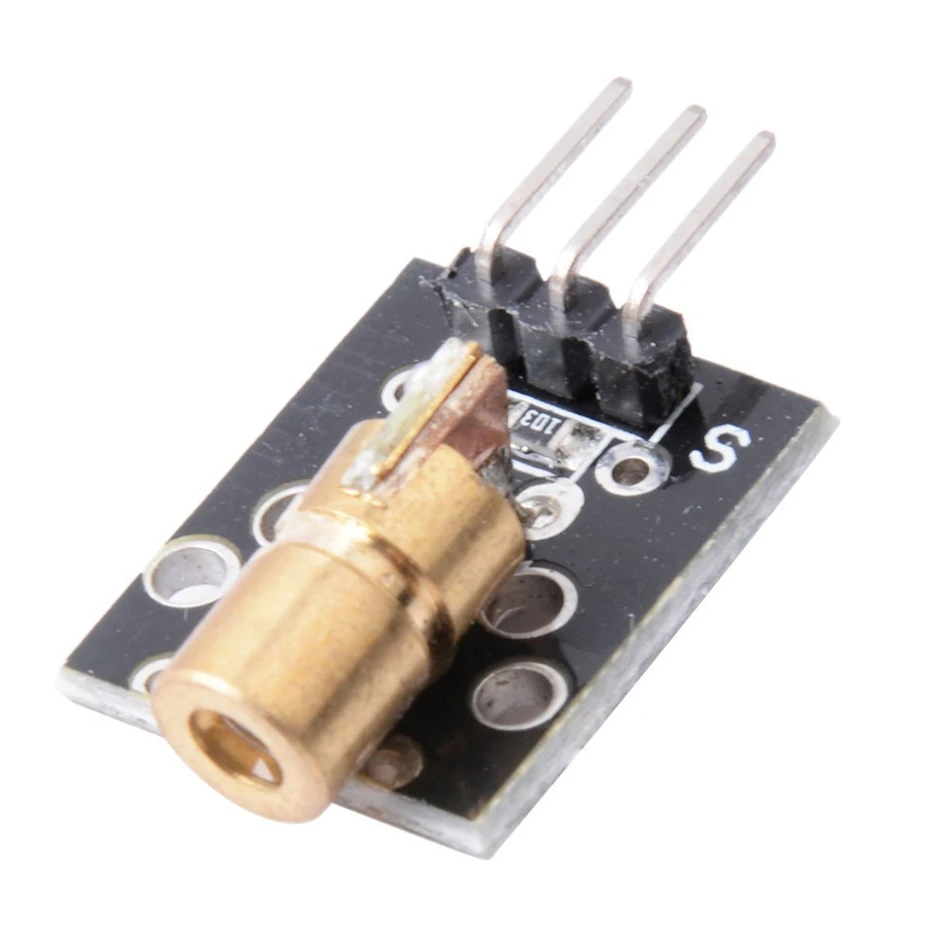 Laser Sensor Module 3pin 650nm Red Laser Transmitter Dot Diode Copper Head Module KY008 For Arduino Sensors
Laser Sensor Module 3pin 650nm Red Laser Transmitter Dot Diode Copper Head Module KY008 For Arduino Sensors