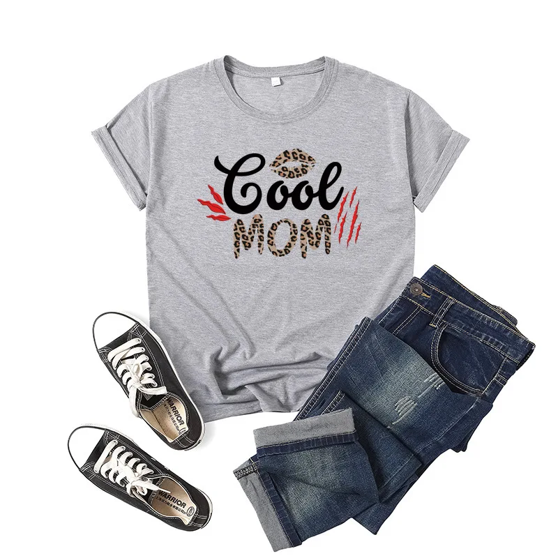 Cool Mom Letter Print Women T Shirt Short Sleeve O Neck Loose Women Tshirt Ladies Tee Shirt Tops Clothes Camisetas Mujer
Cool Mom Letter Print Women T Shirt Short Sleeve O Neck Loose Women Tshirt Ladies Tee Shirt Tops Clothes Camisetas Mujer