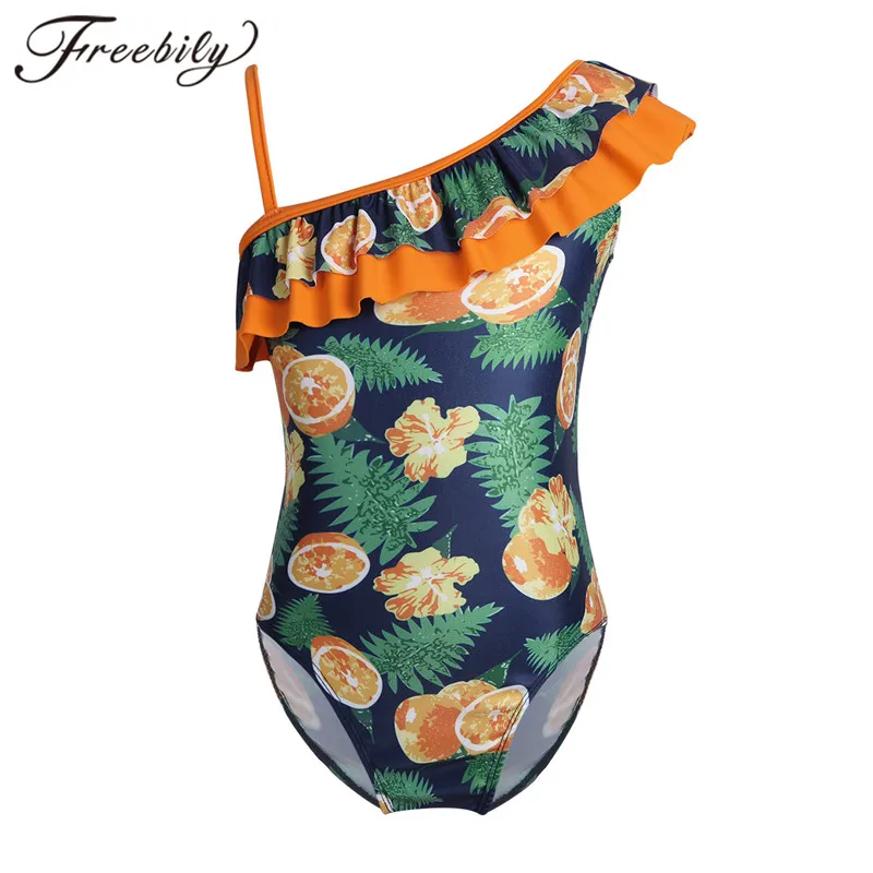 Girls Swimwear One Piece Children Swimsuits Lemon Printed Ruffled One-shoulder Swimsuit Girls Summer Bathing Suit wimming Suit
Girls Swimwear One Piece Children Swimsuits Lemon Printed Ruffled One-shoulder Swimsuit Girls Summer Bathing Suit wimming Suit