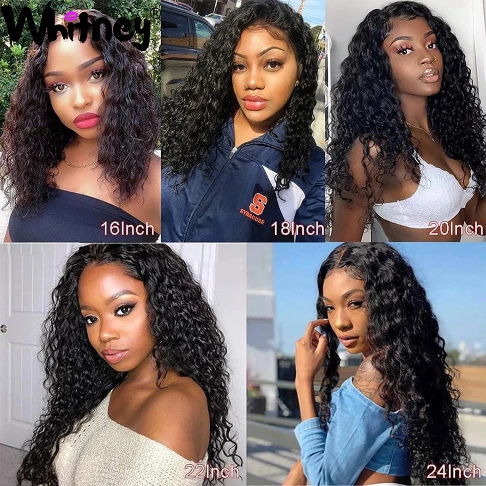 Water Wave Human Hair Lace Front Wig Mongolian Remy Hair 5x5 HD Transparent Lace Closure Wigs For Women Deep Curly HD T-Part Wig 
Water Wave Human Hair Lace Front Wig Mongolian Remy Hair 5x5 HD Transparent Lace Closure Wigs For Women Deep Curly HD T-Part Wig