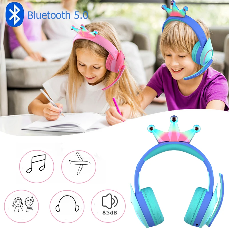 Мультяшные Bluetooth 5,0 наушники складные беспроводные/Проводные детские наушники Безопасные наушники с регулировкой громкости с микрофоном д...
Мультяшные Bluetooth 5,0 наушники складные беспроводные/Проводные детские наушники Безопасные наушники с регулировкой громкости с микрофоном д...