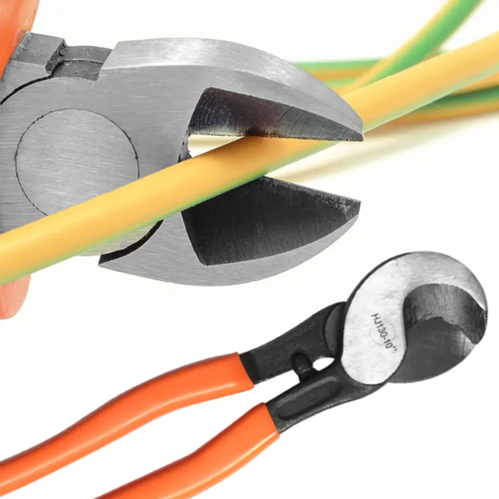 HJ130 Cable Clipping Tool Wire Cable Trimming Pliers Anti-Rust And Sturdy Shears Tool Applicable For Aluminum Copper Cable
HJ130 Cable Clipping Tool Wire Cable Trimming Pliers Anti-Rust And Sturdy Shears Tool Applicable For Aluminum Copper Cable