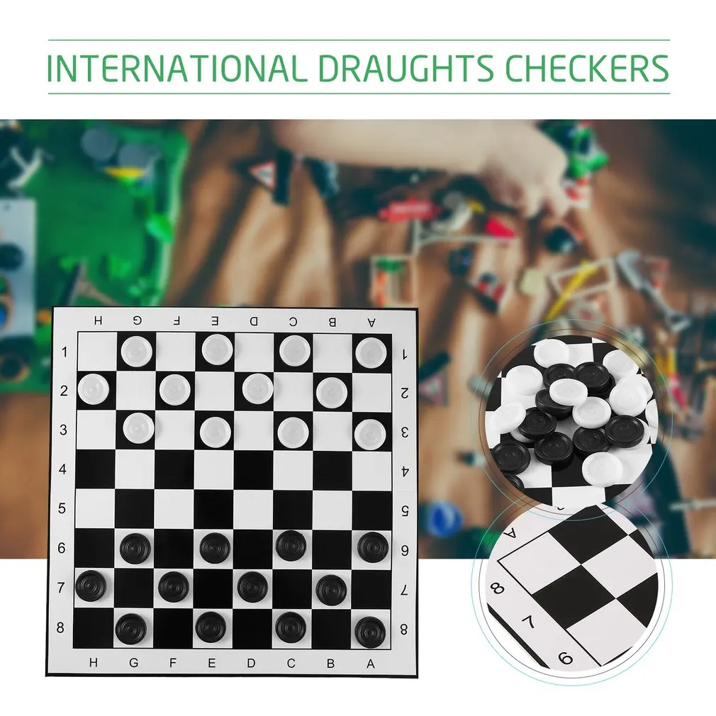 Large Size Plastic Checkers/Draughts Folding Chessboard International Chess Set Travel Board Game Competition Toy
Large Size Plastic Checkers/Draughts Folding Chessboard International Chess Set Travel Board Game Competition Toy