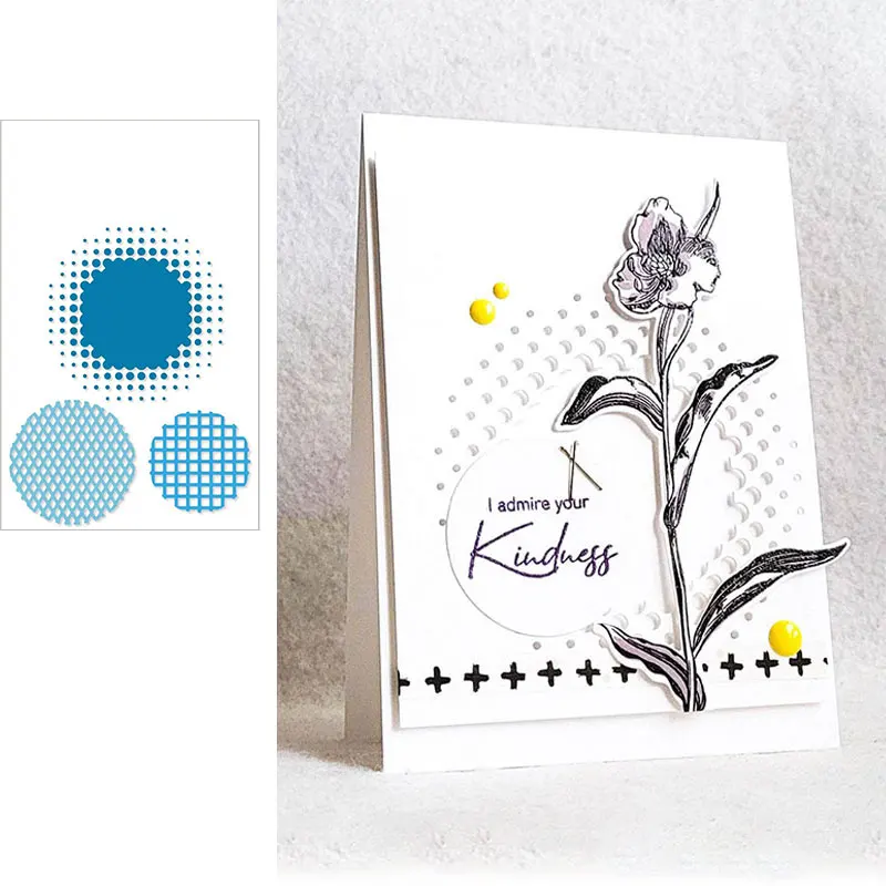 New Circular Background Irregular Graphics Small Dots Cutting Dies Scrapbook Dariy Decoration Stencil Embossing Make Albums
New Circular Background Irregular Graphics Small Dots Cutting Dies Scrapbook Dariy Decoration Stencil Embossing Make Albums