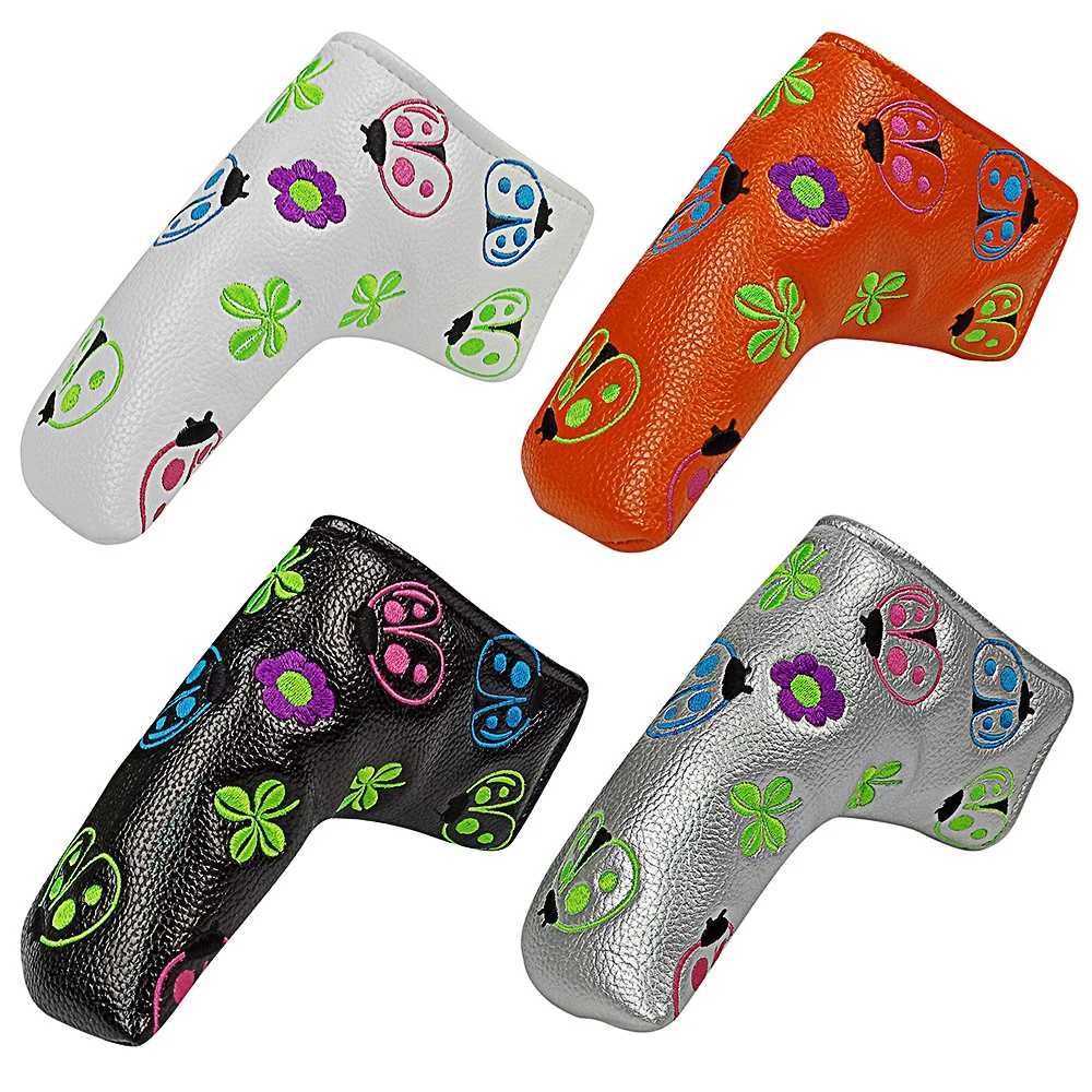 Putter Head Cover Four Colors to Choose Flower and Ladybug Pattern Golf Putter Head Cover
Putter Head Cover Four Colors to Choose Flower and Ladybug Pattern Golf Putter Head Cover