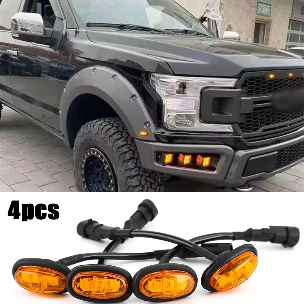 4pcs Car LED Front Grille Eyebrow Running Lights For Ford F150 Raptor 2013-2021 ABS Plastic Car Light Grille Lights
4pcs Car LED Front Grille Eyebrow Running Lights For Ford F150 Raptor 2013-2021 ABS Plastic Car Light Grille Lights
