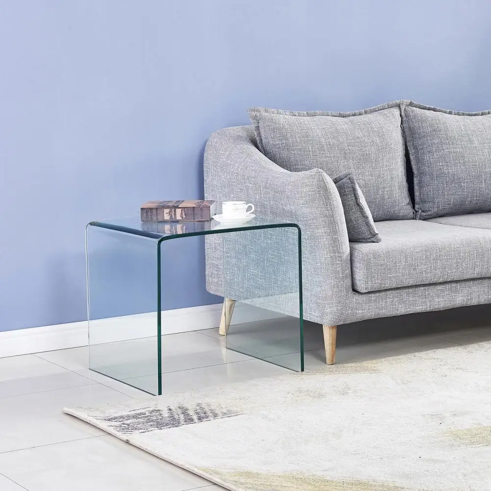 Transparent Ornamental Home Glass Tea Table Creative Glass Table Solid Table Legs for Office
Transparent Ornamental Home Glass Tea Table Creative Glass Table Solid Table Legs for Office