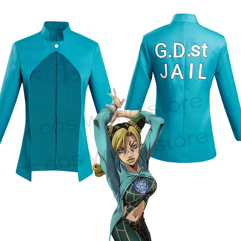 Anime JoJo‘s Bizarre Adventure Stone Ocean Jolyne Cujoh Cosplay Costume Coat Halloween Carnival Jolyne Cujoh Coat Jackage Suit
Anime JoJo‘s Bizarre Adventure Stone Ocean Jolyne Cujoh Cosplay Costume Coat Halloween Carnival Jolyne Cujoh Coat Jackage Suit