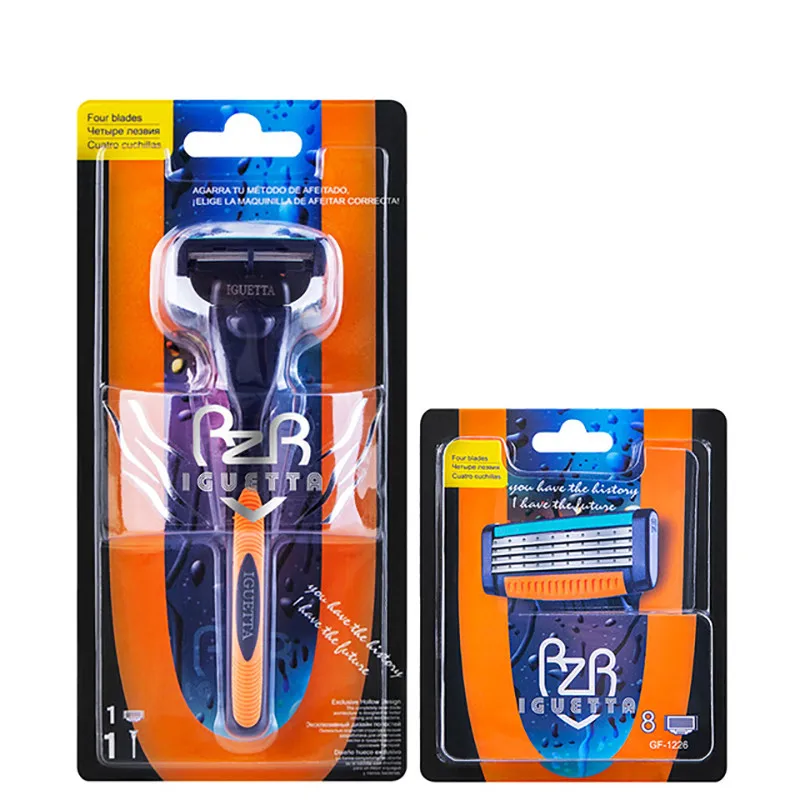 помазок нож бритва мужская бритва для мужчин Новое поступление 2021, безопасная бритва RZR IGUETA, четырехслойная бритва из нержавеющей стали для ... 
помазок нож бритва мужская бритва для мужчин Новое поступление 2021, безопасная бритва RZR IGUETA, четырехслойная бритва из нержавеющей стали для ...