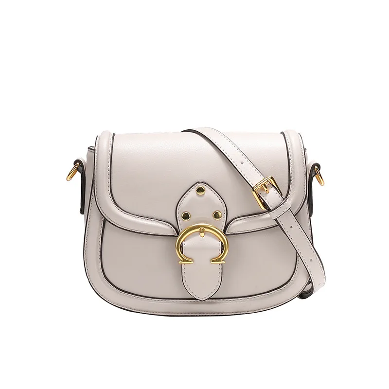 2021 New Fashion Designer Luxury Genuine Leather White Saddle Bag Women's High-quality Texture Broadband Messenger Small Bag
2021 New Fashion Designer Luxury Genuine Leather White Saddle Bag Women's High-quality Texture Broadband Messenger Small Bag
