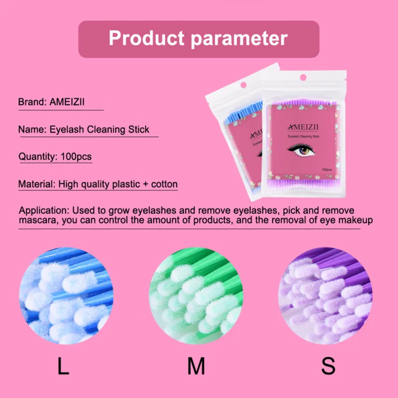 100pcs Multi-function 7 Style Disposable Hygienic Graft Eyelash Tooth Applicators Microbrush Cotton Stick Swabs Makeup Tools
100pcs Multi-function 7 Style Disposable Hygienic Graft Eyelash Tooth Applicators Microbrush Cotton Stick Swabs Makeup Tools