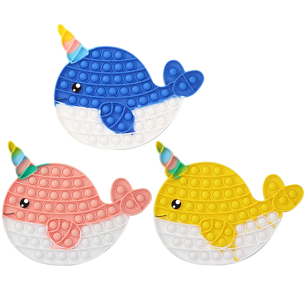 Kawaii Narwhal Fidget Reliver Stress Toys Rainbow Push Bubble Antistress Toys Big Size Sensory Toy To Relieve Autism
Kawaii Narwhal Fidget Reliver Stress Toys Rainbow Push Bubble Antistress Toys Big Size Sensory Toy To Relieve Autism