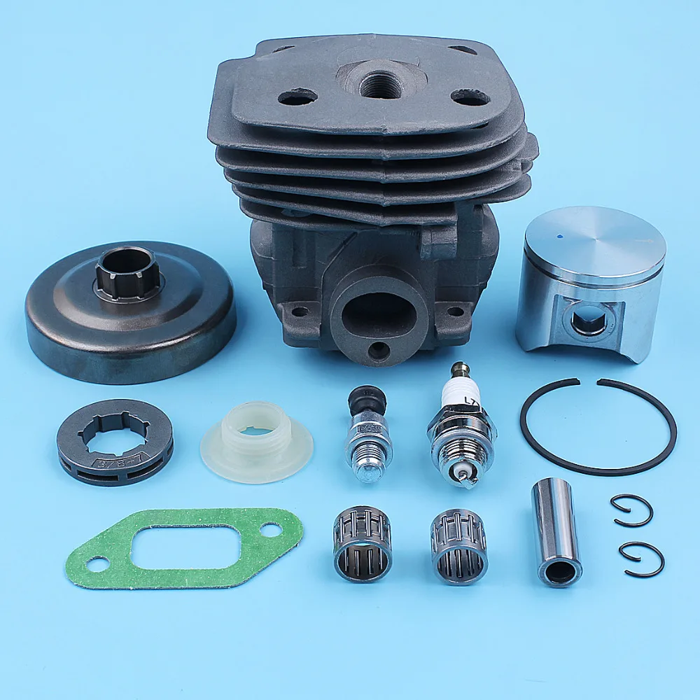 47mm Cylinder Clutch Drum Rim Sprocket 3/8 For Husqvarna 359 357XP 357 Chainsaw Worm Gear Bearing Kit Big Bore Replacement Part
47mm Cylinder Clutch Drum Rim Sprocket 3/8 For Husqvarna 359 357XP 357 Chainsaw Worm Gear Bearing Kit Big Bore Replacement Part