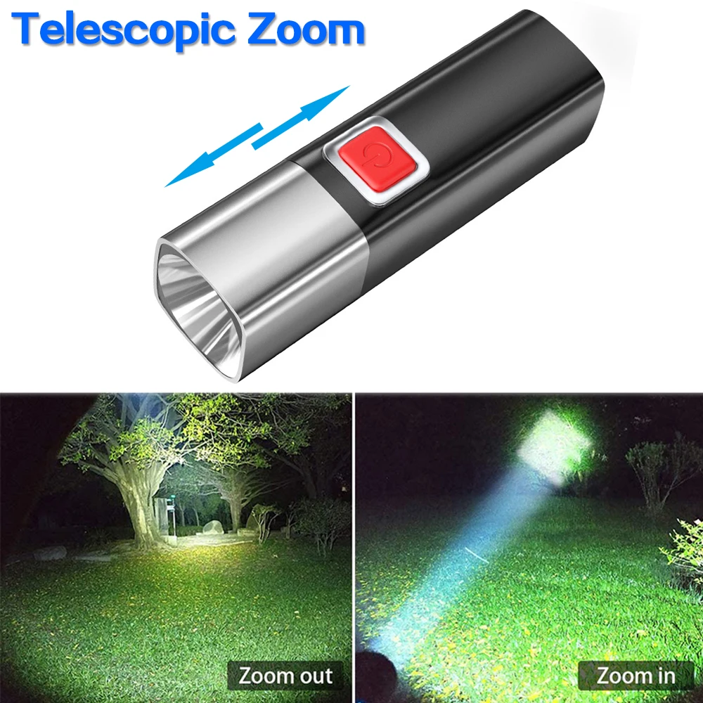 3000LM Mini Portable Flashlight Q5 LED Rechargeable Flashlight With Adjustable Focus Long-range Waterproof Light For Outdoor
3000LM Mini Portable Flashlight Q5 LED Rechargeable Flashlight With Adjustable Focus Long-range Waterproof Light For Outdoor