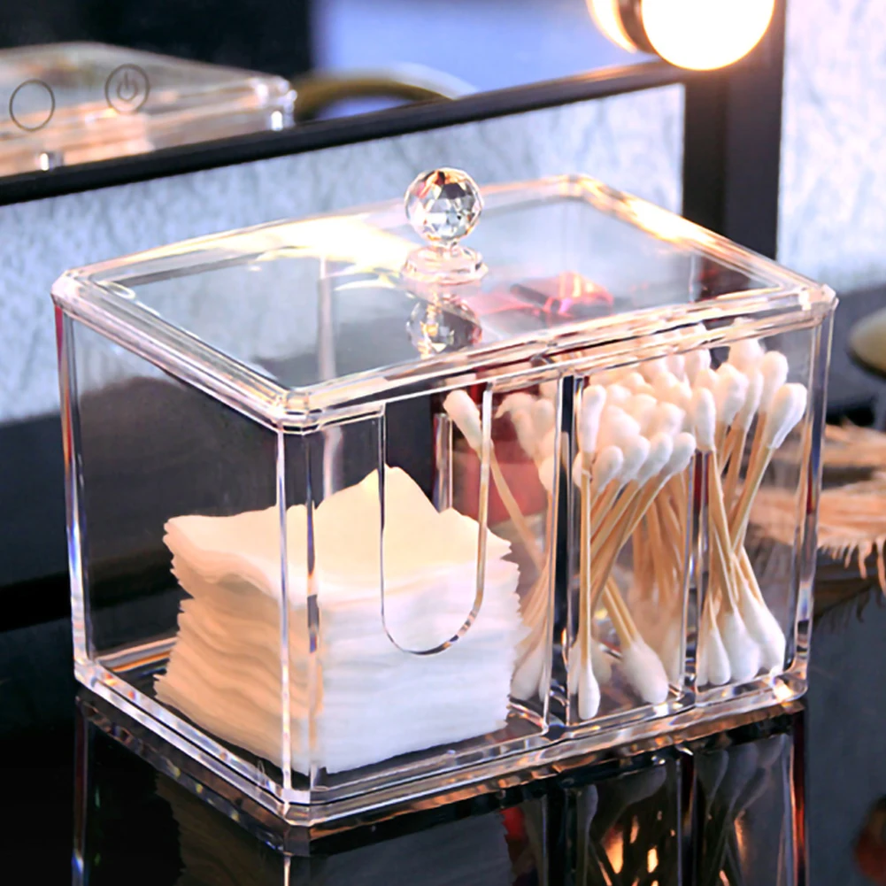 Acrylic Cotton Storage Box Desktop Transparent Swab Skin Care Products Cosmetics Make-Up Nail Supplies Jewelry Organizer Case
Acrylic Cotton Storage Box Desktop Transparent Swab Skin Care Products Cosmetics Make-Up Nail Supplies Jewelry Organizer Case