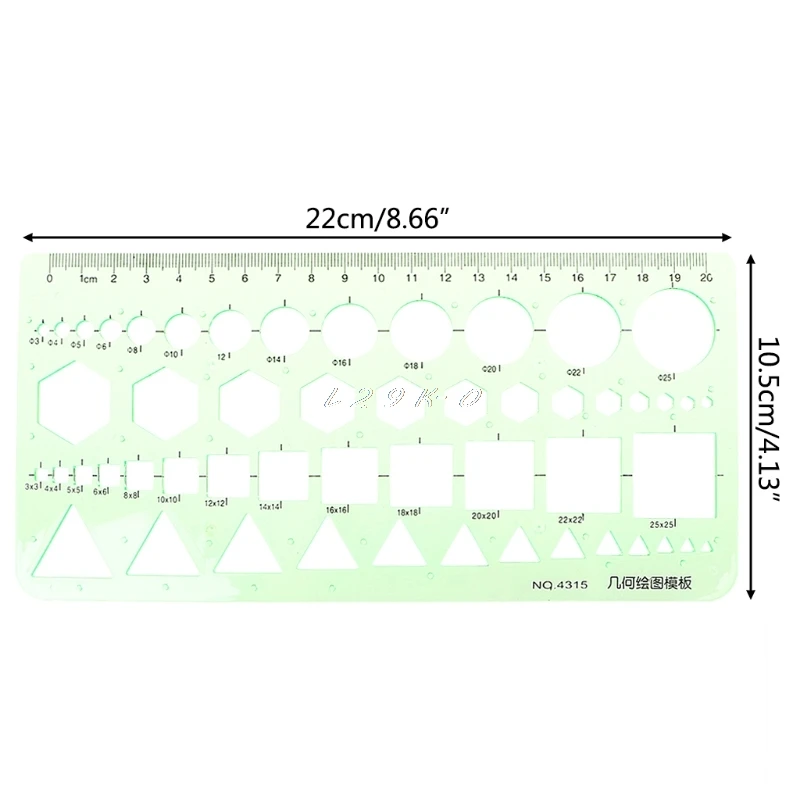 Plastic Ruler Geometric Plastic Circles Squares Hexagons Triangle Template Ruler Drawing
Plastic Ruler Geometric Plastic Circles Squares Hexagons Triangle Template Ruler Drawing