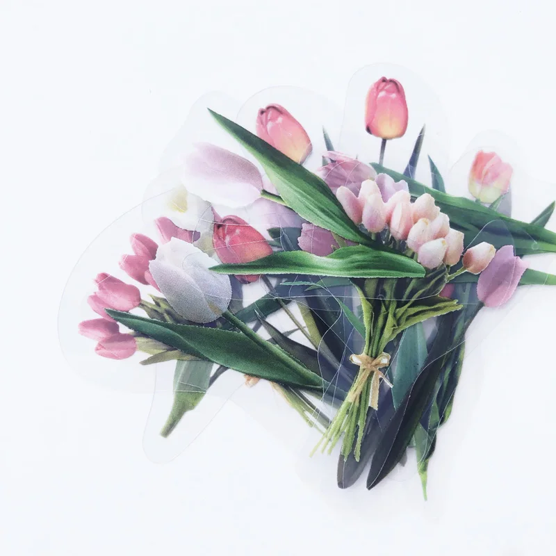 40PCS /Pack Mild Tulip Flower PVC Craft Sticker Notebook Diary DIY Decorative Stickers
40PCS /Pack Mild Tulip Flower PVC Craft Sticker Notebook Diary DIY Decorative Stickers