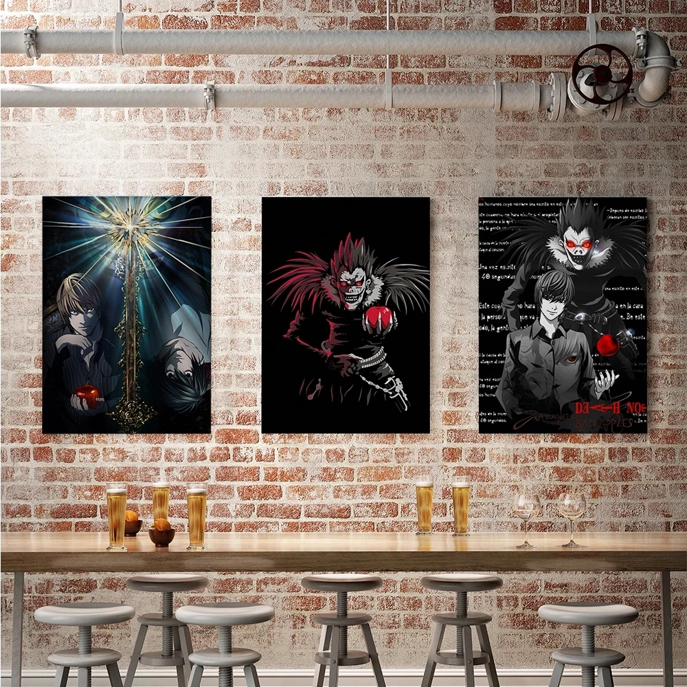 Japanse Anime Death Note Cartoon Wall Retro Poster Painting Art Prints Bedroom Study Home Living Room Decoration Canvas Picture
Japanse Anime Death Note Cartoon Wall Retro Poster Painting Art Prints Bedroom Study Home Living Room Decoration Canvas Picture