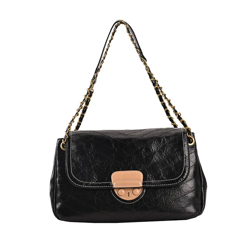 2021 New Fashion All-match Retro Ladies Bag Solid Color Single Shoulder Bag Chain Messenger Bag
2021 New Fashion All-match Retro Ladies Bag Solid Color Single Shoulder Bag Chain Messenger Bag
