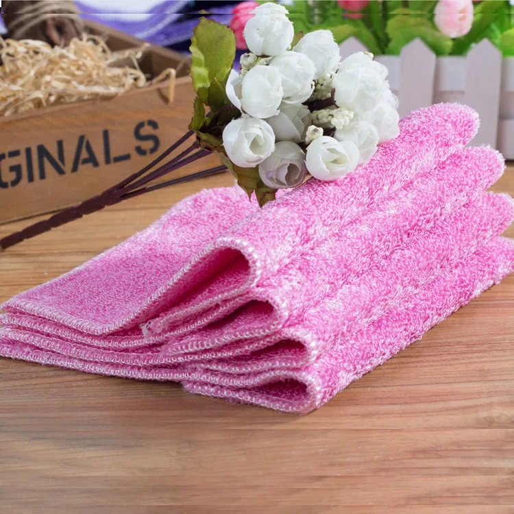 Kitchen Dishcloth Cleaning Cloth Double-Layer Thicken Absorbent Bamboo Fiber Daily Kitchen Tea Towel Kitchen Rag Scouring Pad
Kitchen Dishcloth Cleaning Cloth Double-Layer Thicken Absorbent Bamboo Fiber Daily Kitchen Tea Towel Kitchen Rag Scouring Pad