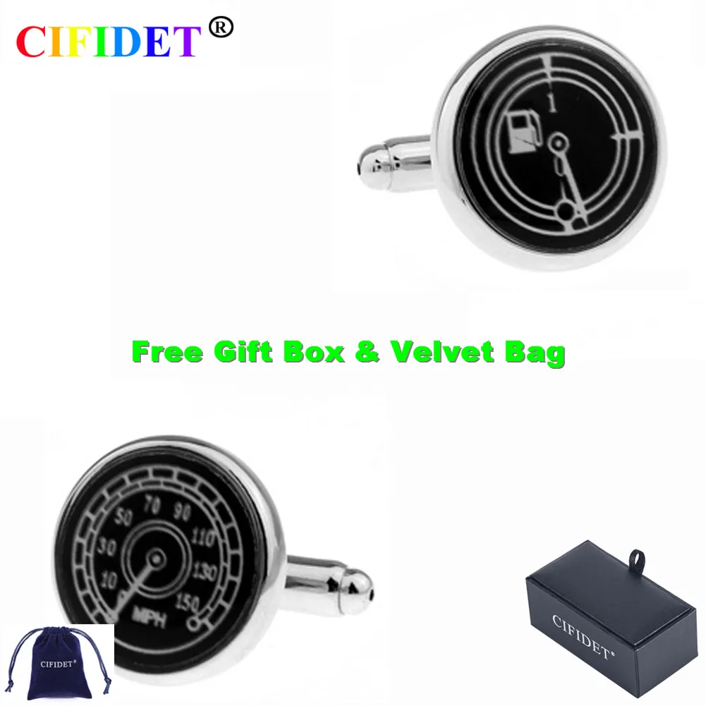 CIFIDET Novelty Mens Cufflink Fashion Dashboard Shirt Cuff Link With Velvet Bag and Gift Box Jewelry Accessories Present
CIFIDET Novelty Mens Cufflink Fashion Dashboard Shirt Cuff Link With Velvet Bag and Gift Box Jewelry Accessories Present