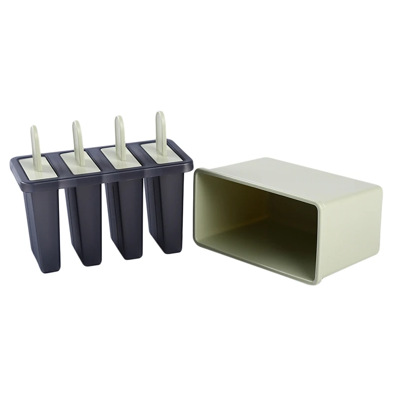Popsicle Molds 4 Cells Frozen Pop Moulds DIY Juices Purees Yogurt Pudding Ice Cream Maker Plastic Durable Lids Frozen Snack Tool
Popsicle Molds 4 Cells Frozen Pop Moulds DIY Juices Purees Yogurt Pudding Ice Cream Maker Plastic Durable Lids Frozen Snack Tool