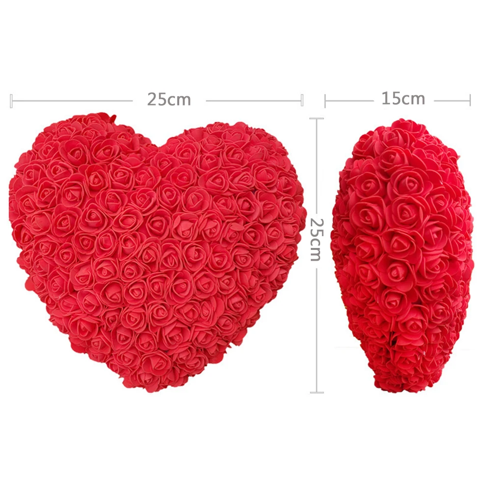 DIY 25 Cm Teddy Rose Bear With Gift Box Artificial PE Flower Bear Rose Alentine's Day For Girlfriend Women Wife Gift
DIY 25 Cm Teddy Rose Bear With Gift Box Artificial PE Flower Bear Rose Alentine's Day For Girlfriend Women Wife Gift