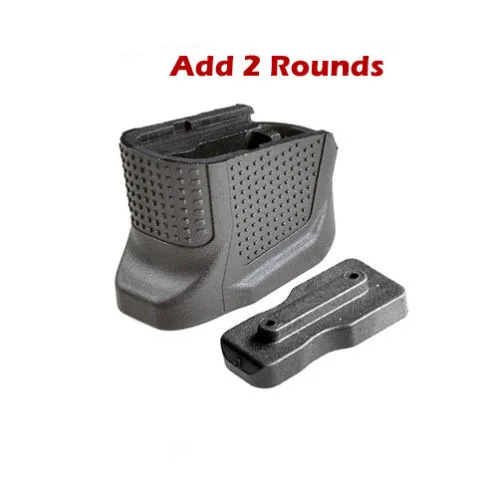 EMP nylon grip base base extender + 2 for Glock 43 magazine extension 
EMP nylon grip base base extender + 2 for Glock 43 magazine extension