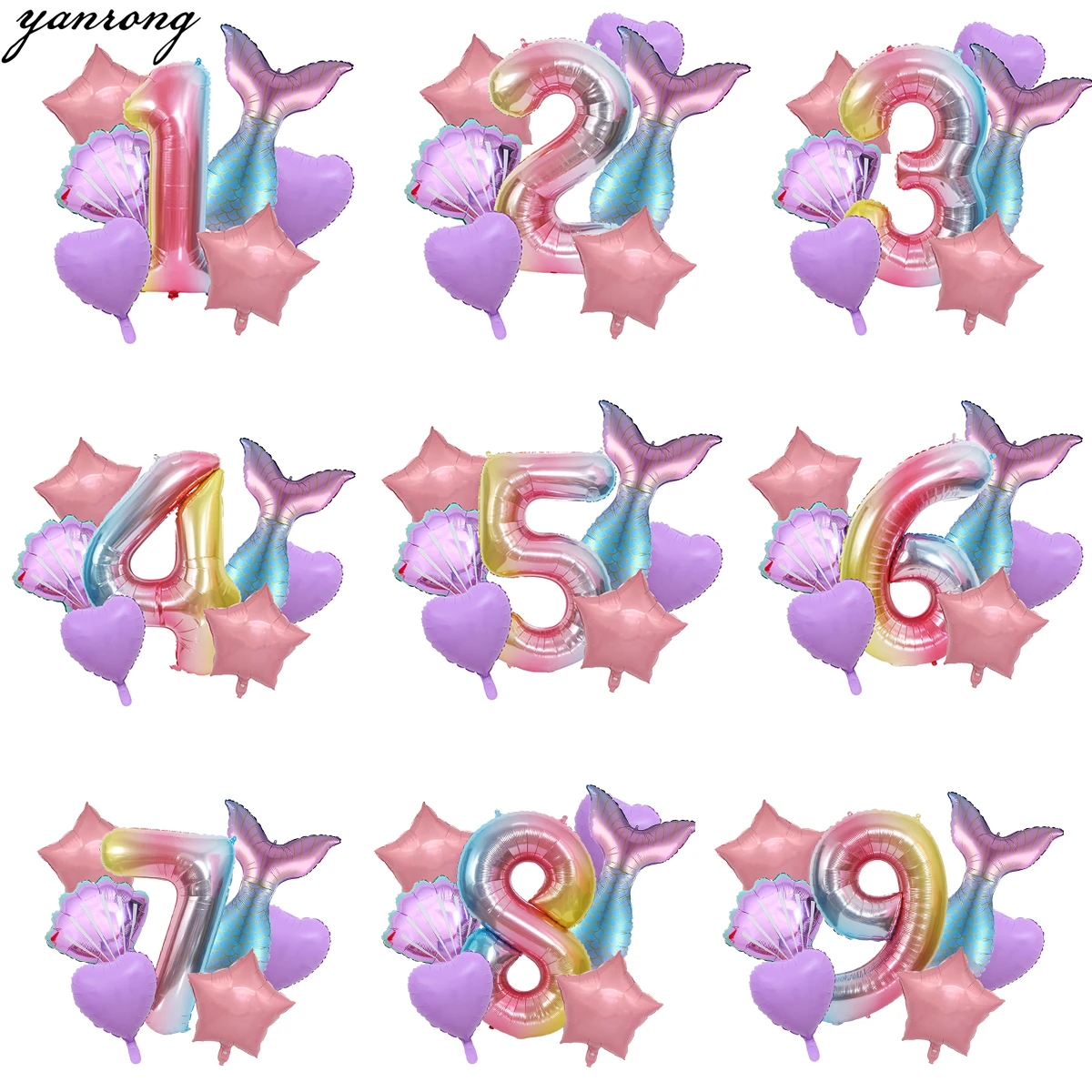 18/32inch Foil Balloon Little Mermaid Party Balloons Number Kids Birthday Wedding Decorations Baby Shower Decor Helium Globos
18/32inch Foil Balloon Little Mermaid Party Balloons Number Kids Birthday Wedding Decorations Baby Shower Decor Helium Globos
