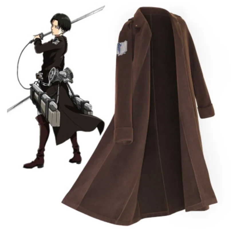 Тренчкот унисекс из аниме «атака на Титанов»
Тренчкот унисекс из аниме «атака на Титанов»