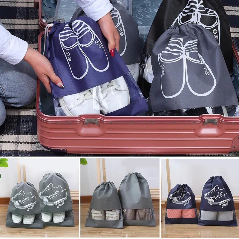 5pcs Travel Camping Storage Bag Drawstring Shoes Clothes Bag Waterproof Dustproof Large Capacity Organizer for small things
5pcs Travel Camping Storage Bag Drawstring Shoes Clothes Bag Waterproof Dustproof Large Capacity Organizer for small things