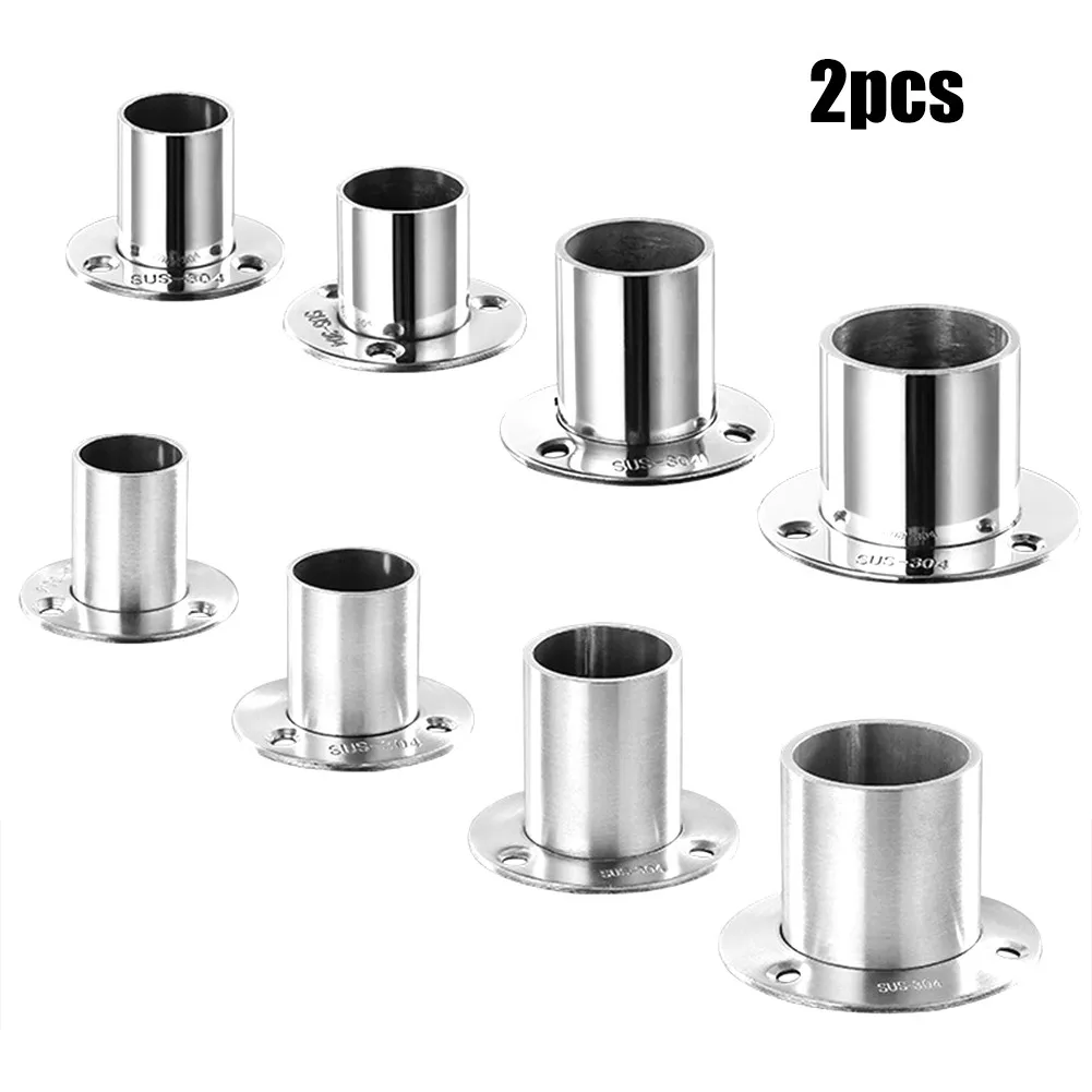 2pcs Wardrobe Rail Supports 0.75"/0.87" Stainless Steel Bracket Flange Rail Rod Pole Socket End Support Decor
2pcs Wardrobe Rail Supports 0.75"/0.87" Stainless Steel Bracket Flange Rail Rod Pole Socket End Support Decor