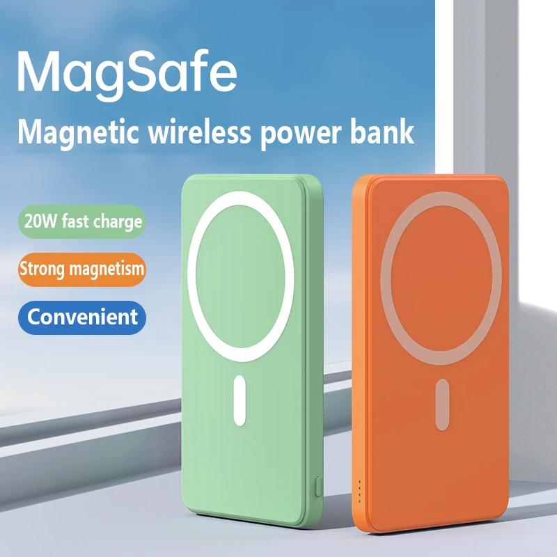 2021 NEW 10000mAh Power Bank Magnetic Wireless Charging For iPhone 12 pro magsafe 15W Fast Charger For Xiaomi External Battery
2021 NEW 10000mAh Power Bank Magnetic Wireless Charging For iPhone 12 pro magsafe 15W Fast Charger For Xiaomi External Battery